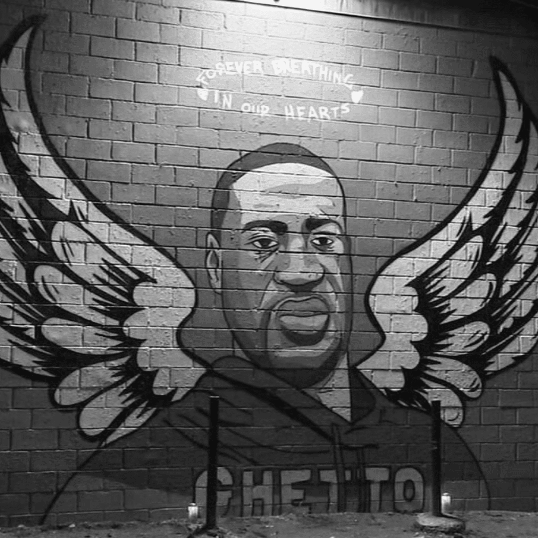 GF mural Touchdown PR