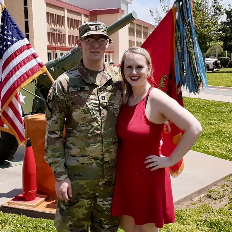 John and I at promotion ceremony