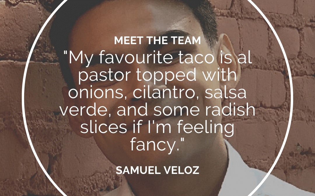 Meet the Team – Samuel Veloz