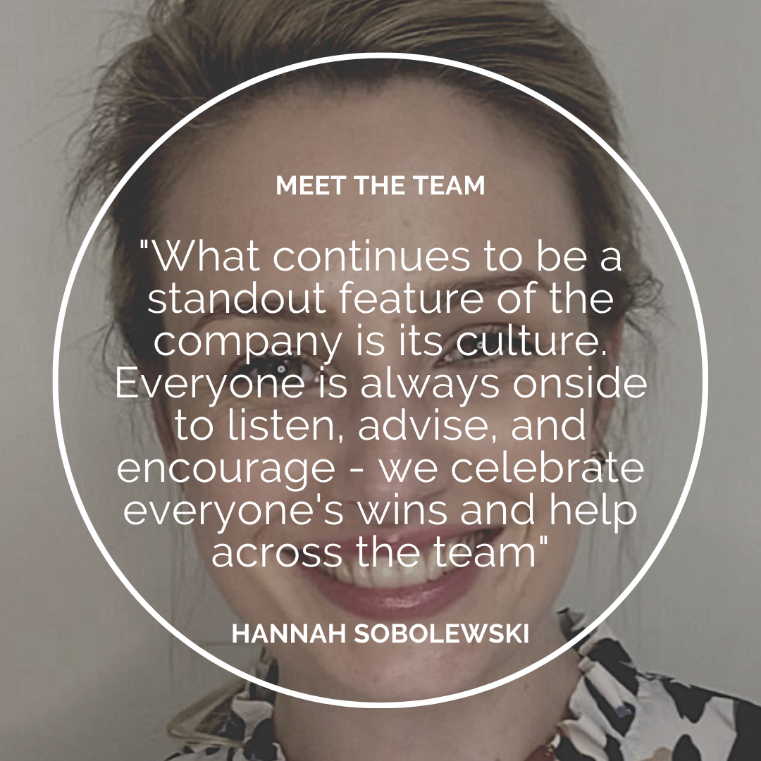 PR Account Director, Hannah Sobolewski