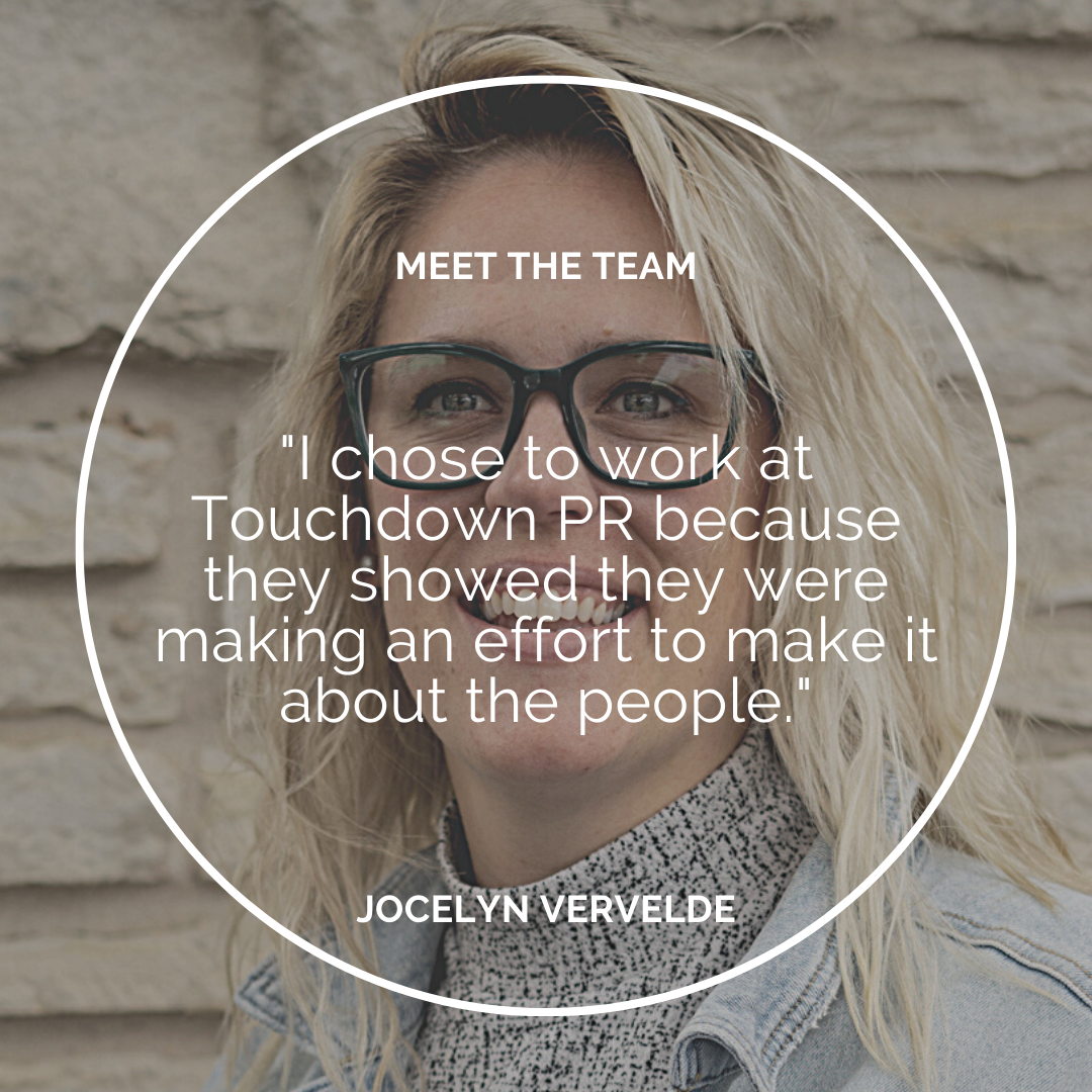 Meet the team - Jocelyn VerVelde 