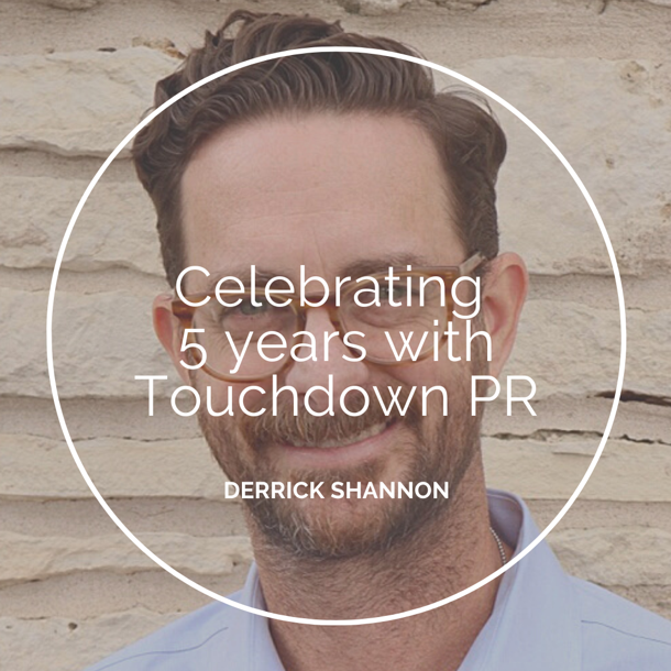 Derrick Shannon: Hip hip hooray, 5 years today!