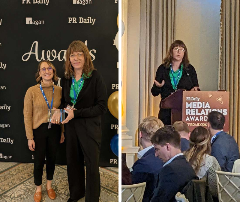 What a day! Touchdown celebrates at the PR Daily Media Relations Awards