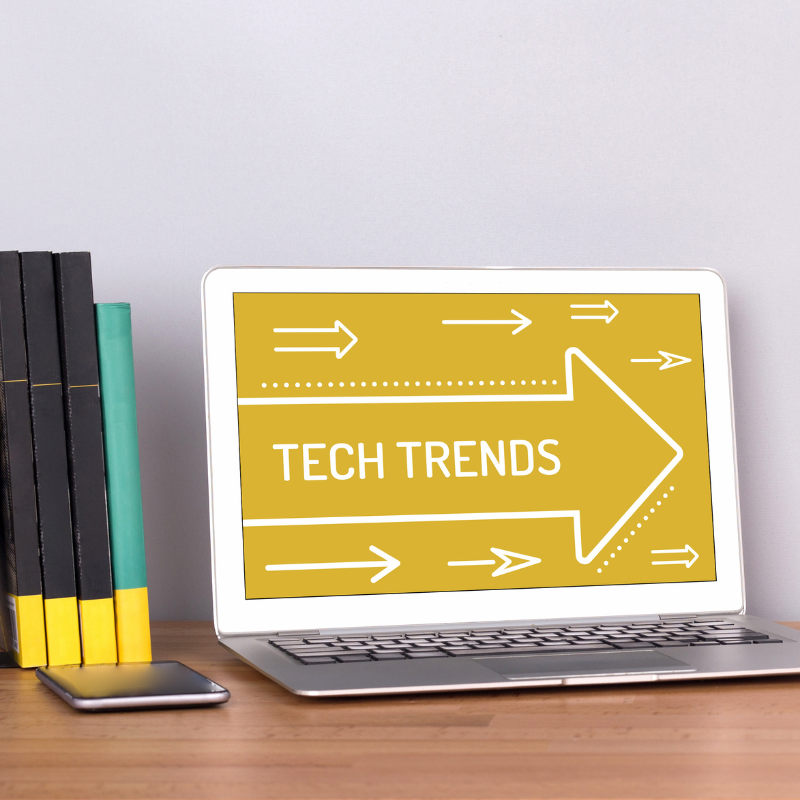 2023 tech trends hr tech dashboard on laptop